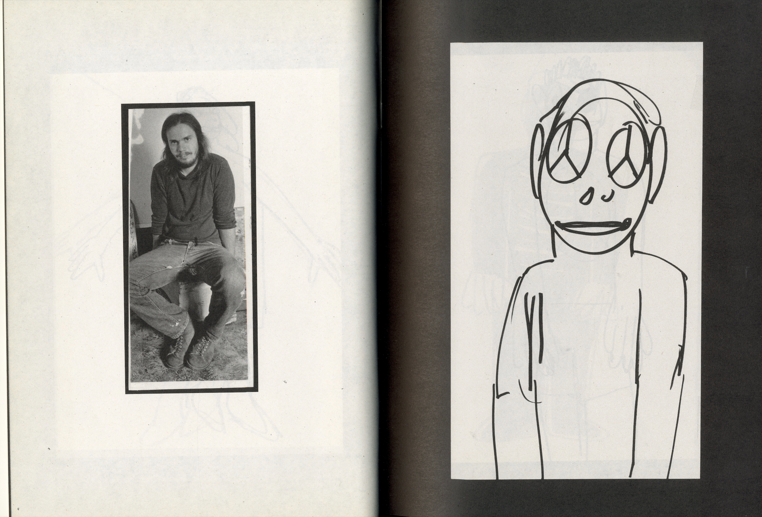 Richard Prince Purple artist book interior page 1.