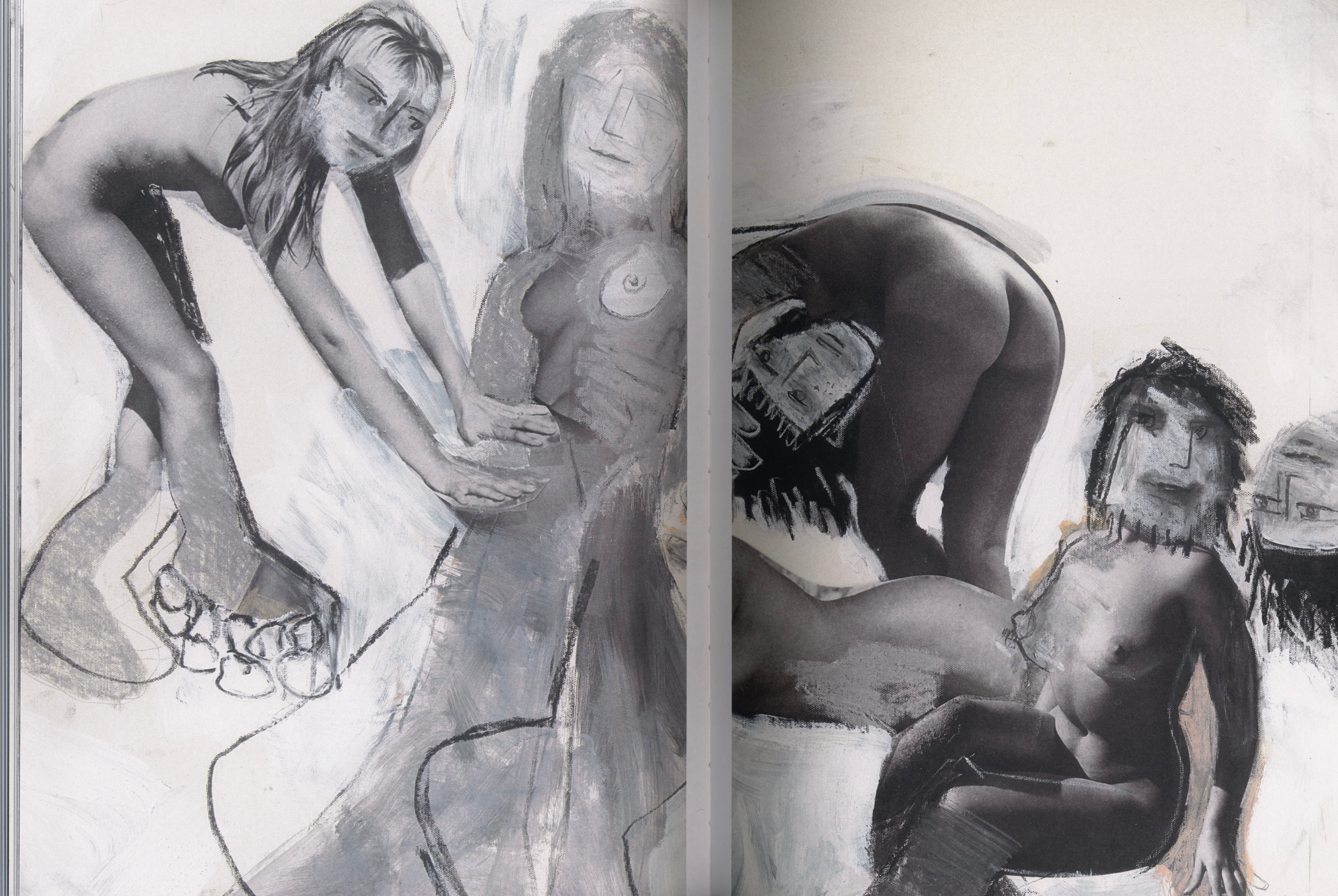 Full-page plate from Prince/Picasso showing one of the eight featured paintings.