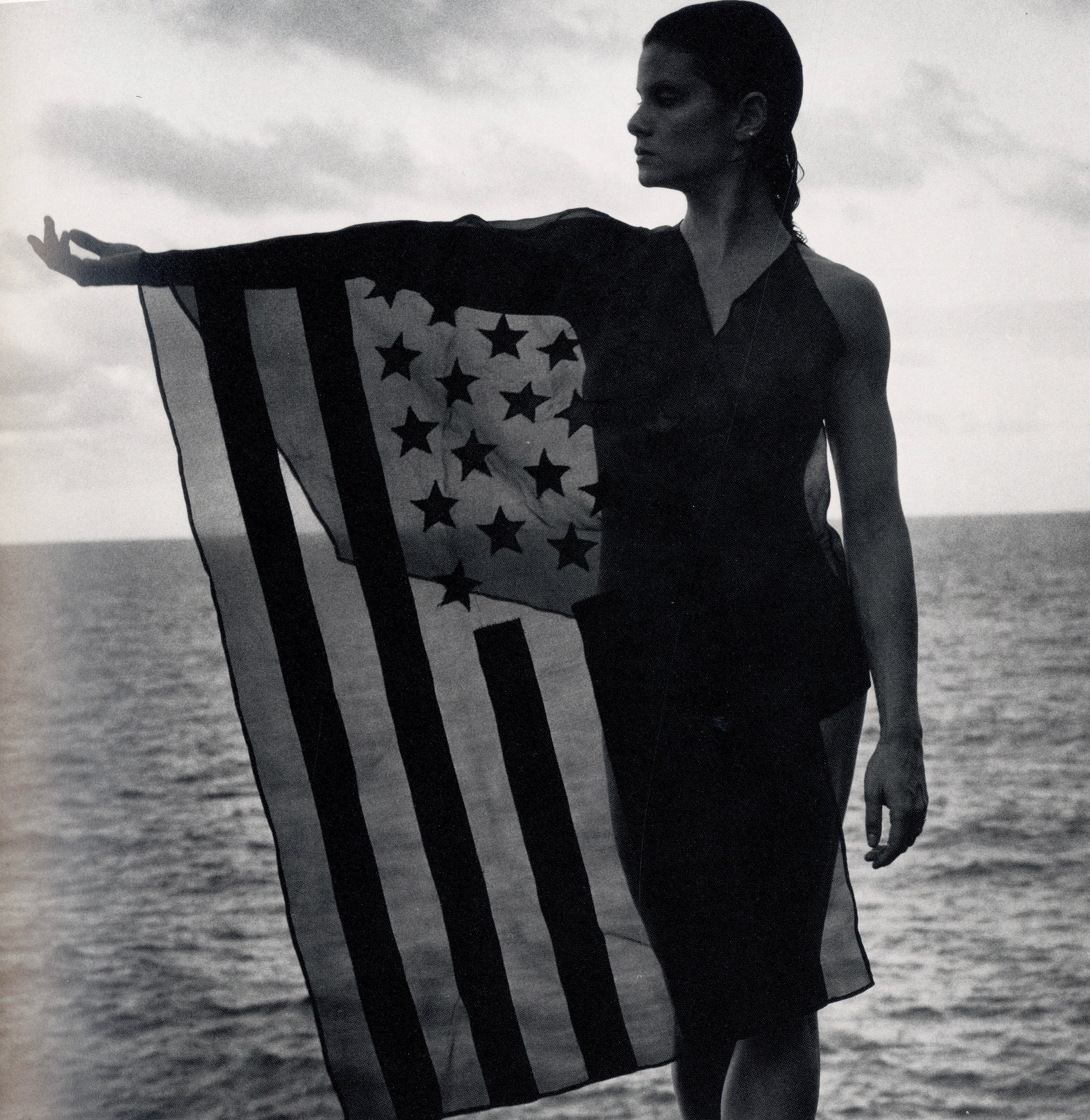 Interior spread black and white body photography.