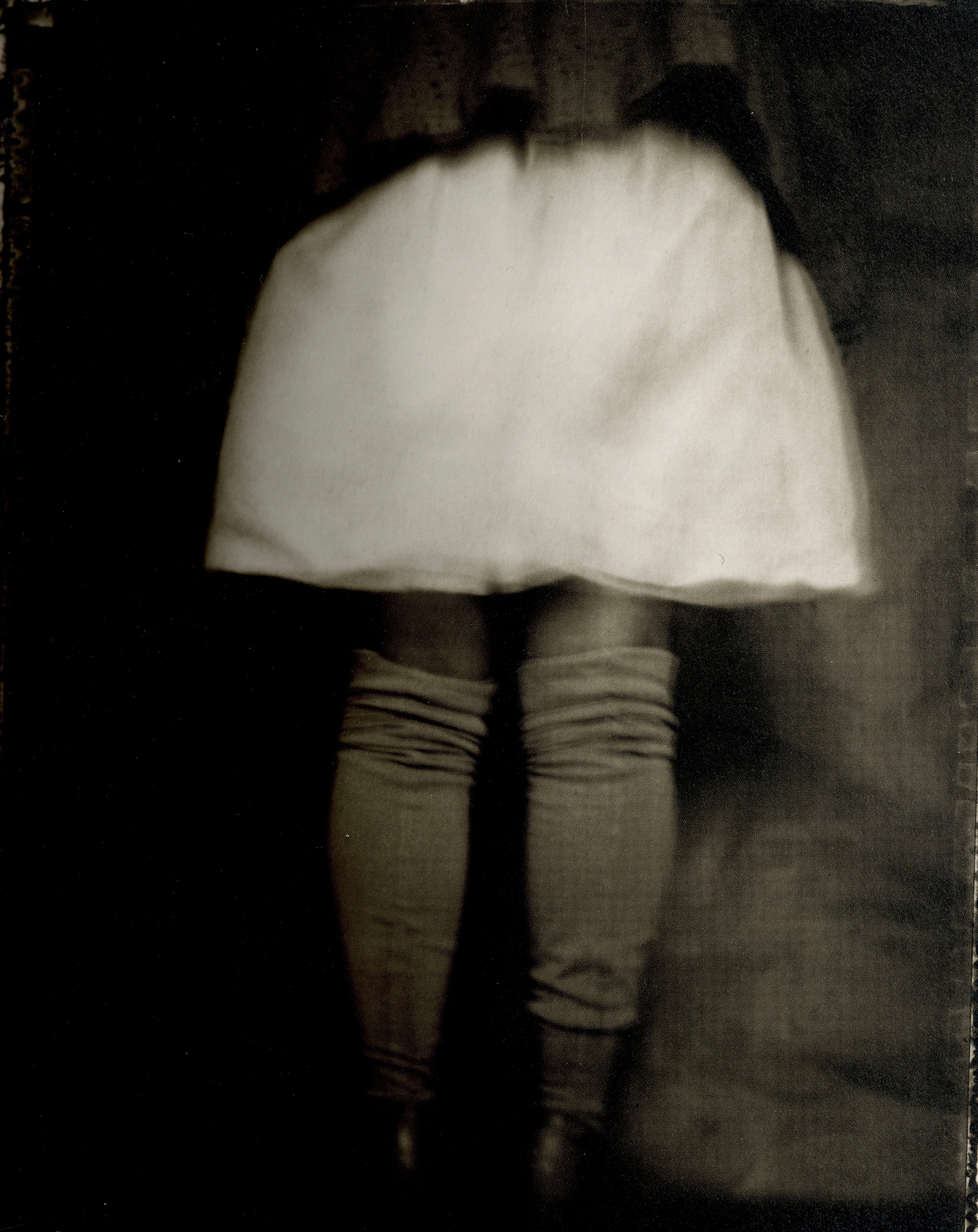 Interior image Sarah Moon dreamlike portrait blurred tones.