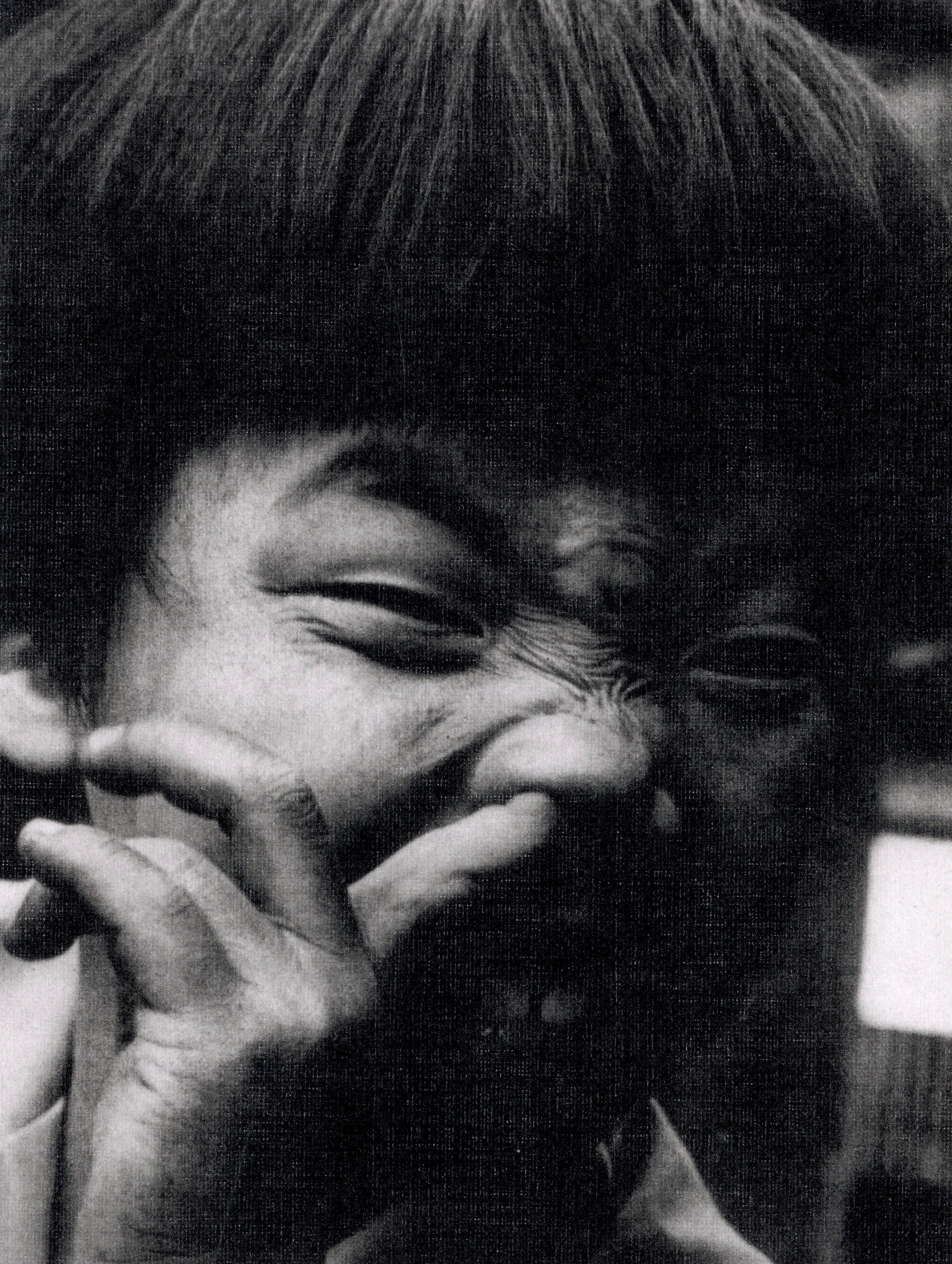 Keiichi Arawaki Satchin black and white portrait 4.