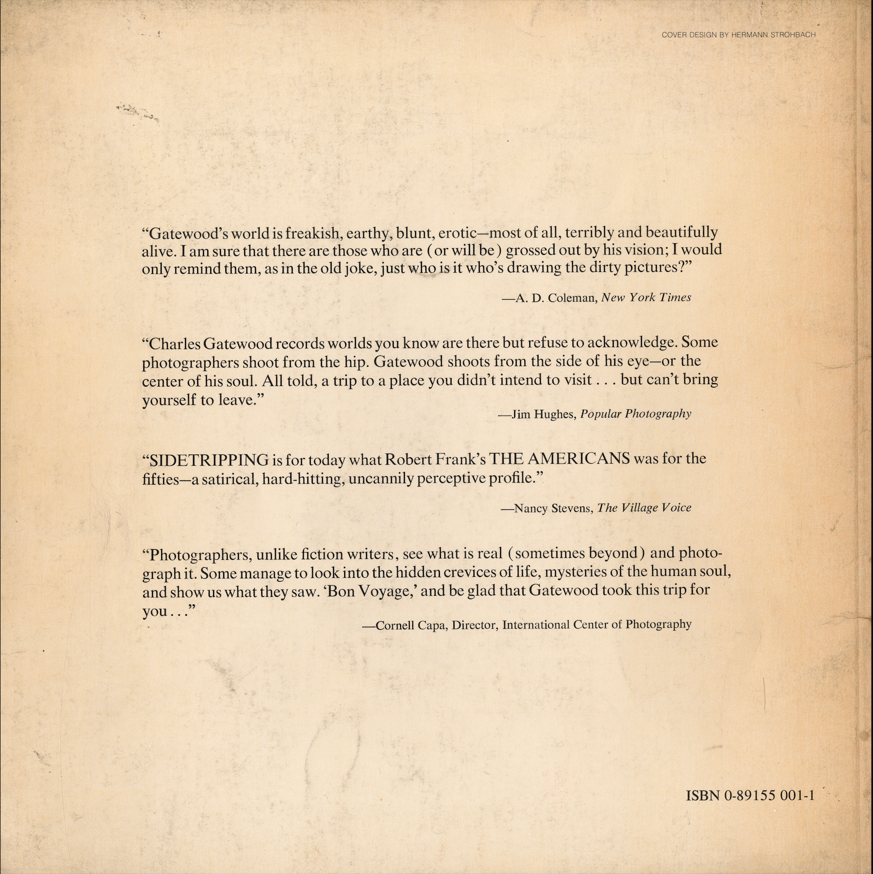Sidetripping William S Burroughs text photobook.