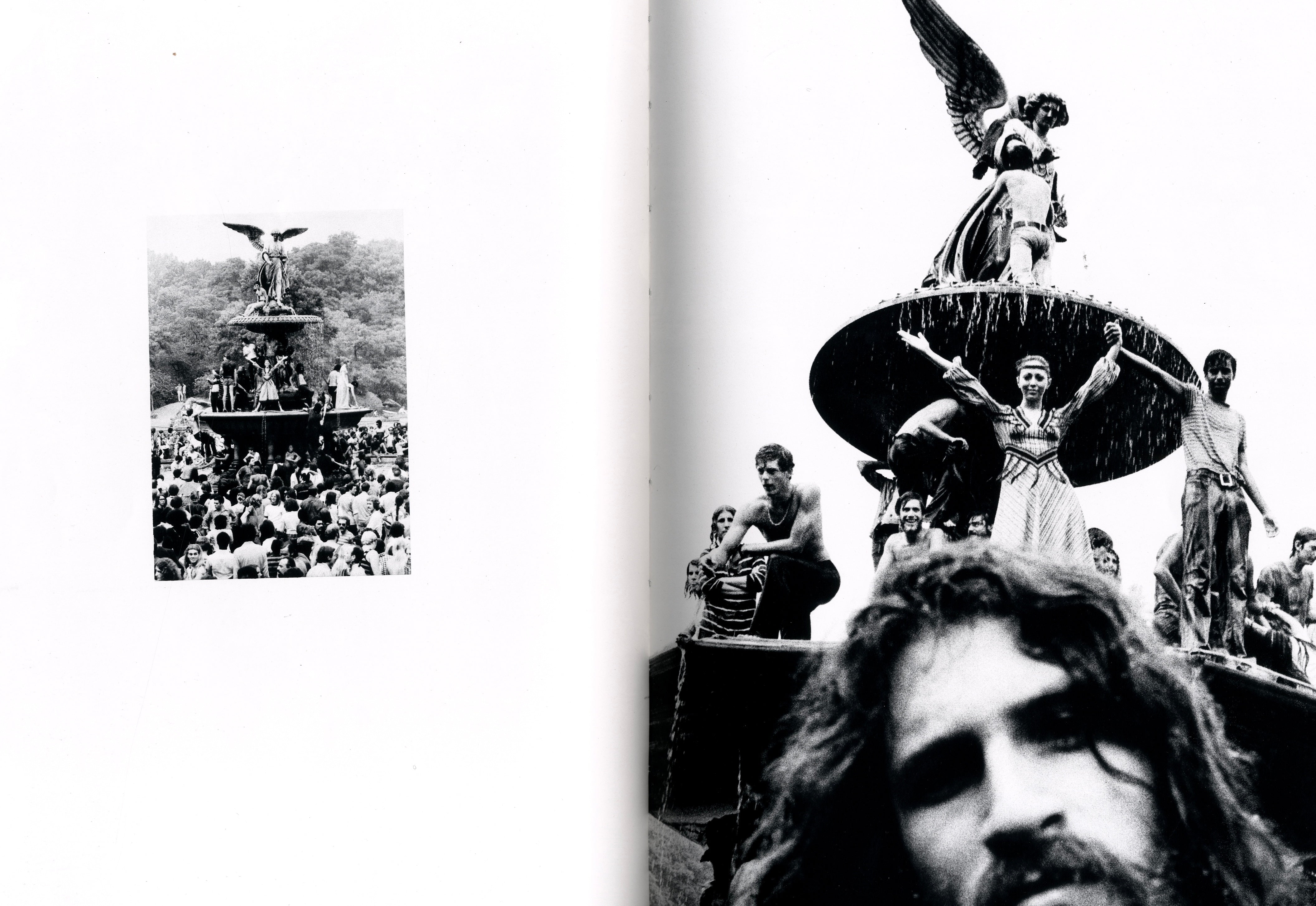 Mixed-media layout page from Ipy Girl Ipy, combining candid and staged imagery.