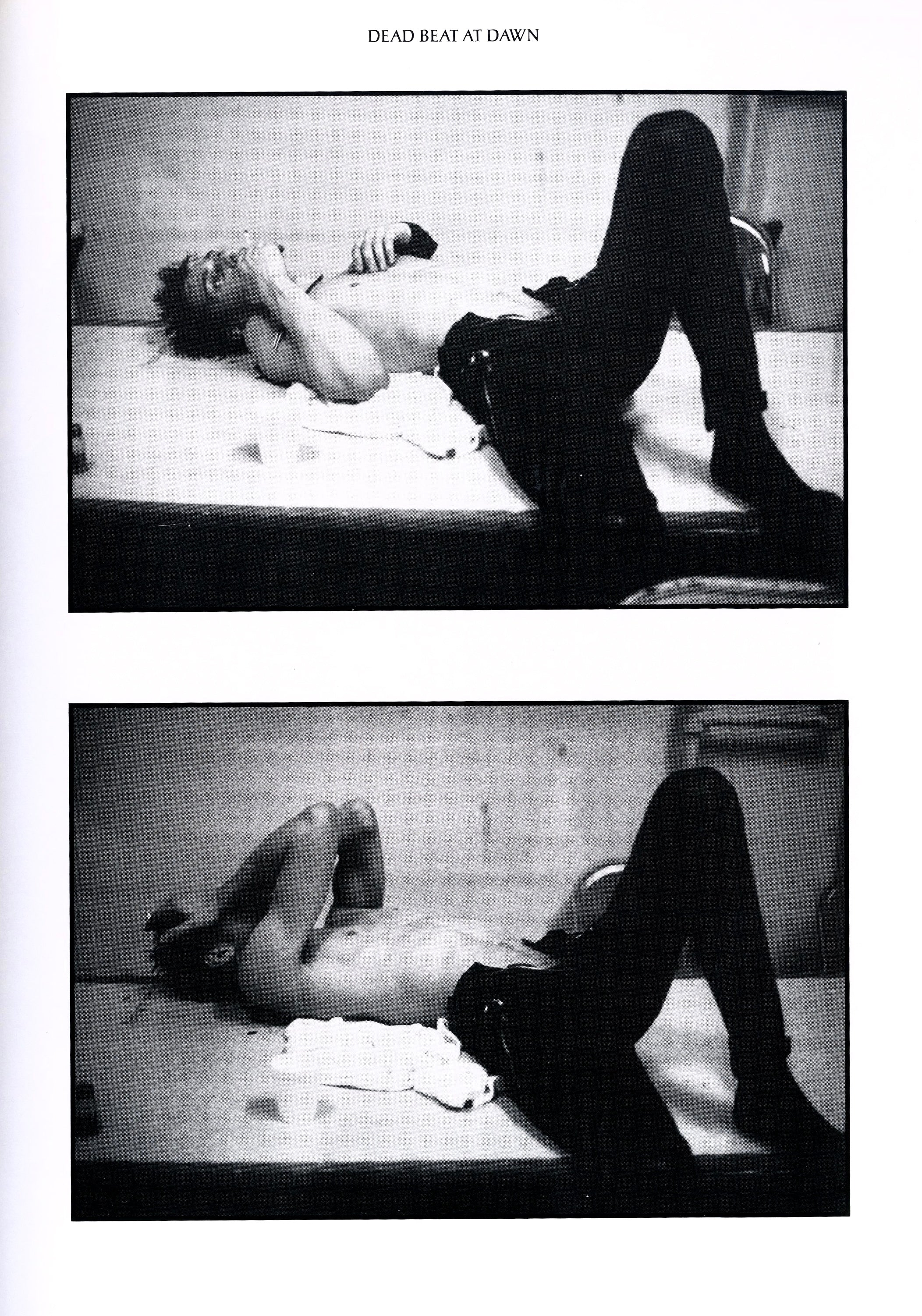 Interior page featuring a Pennie Smith photograph of The Clash on tour.