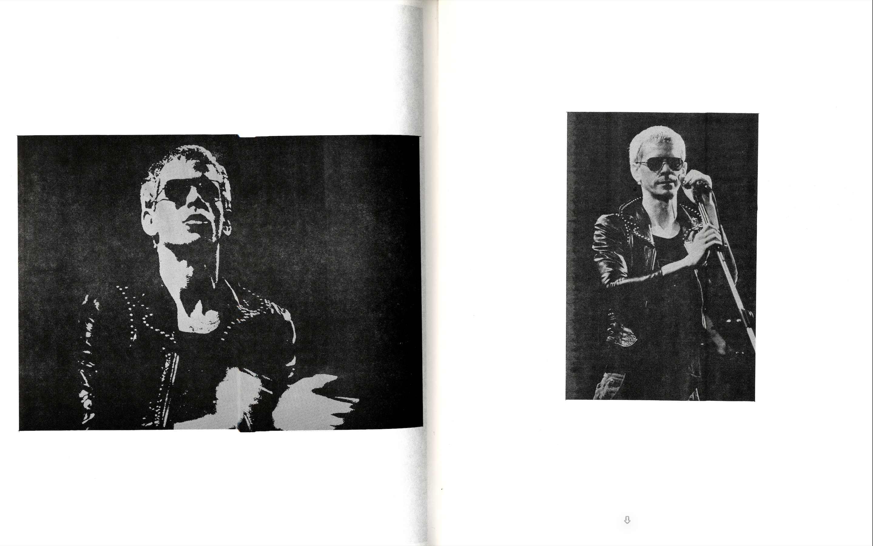 Article layout with never-before-published Velvet Underground photos.