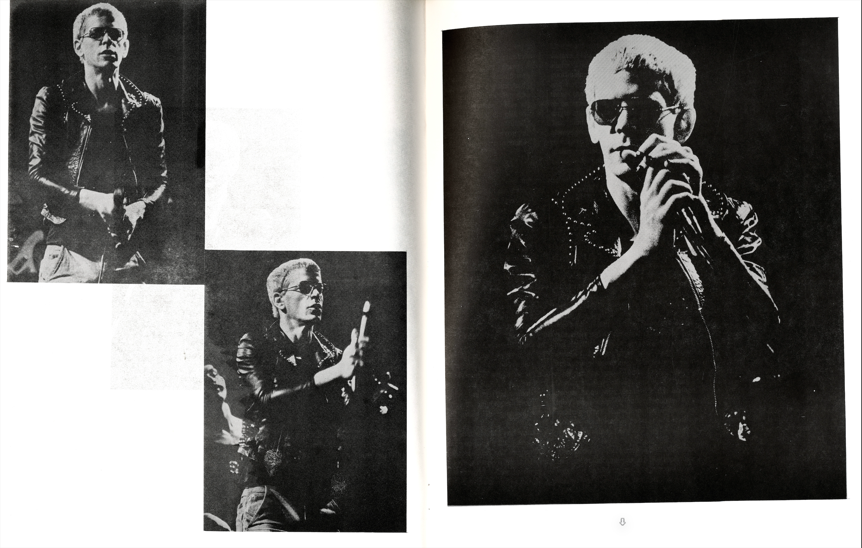 Interview excerpt and archival materials from the magazine.