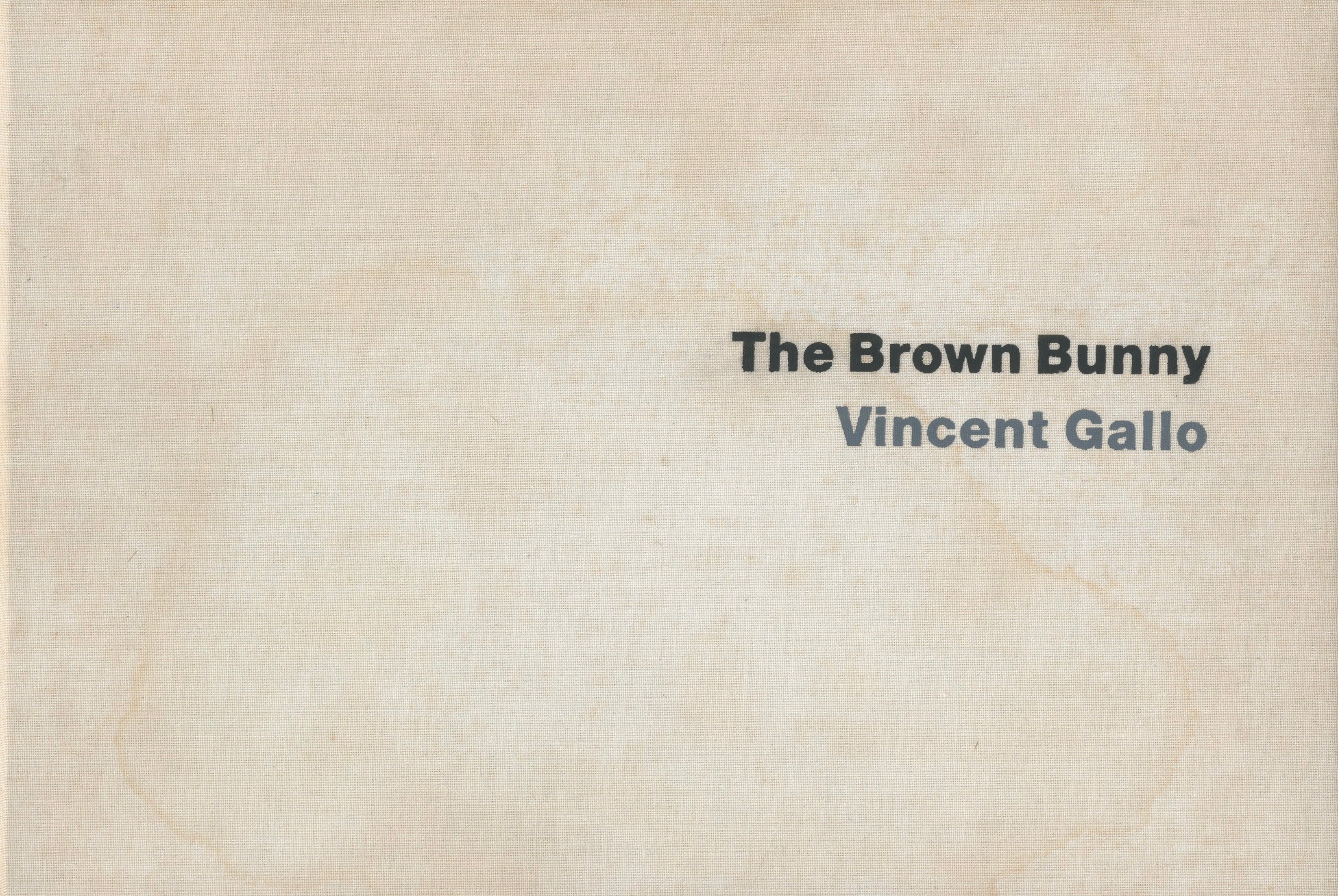 Front cover of The Brown Bunny photobook by Vincent Gallo published by Rockin’ On in 2003.