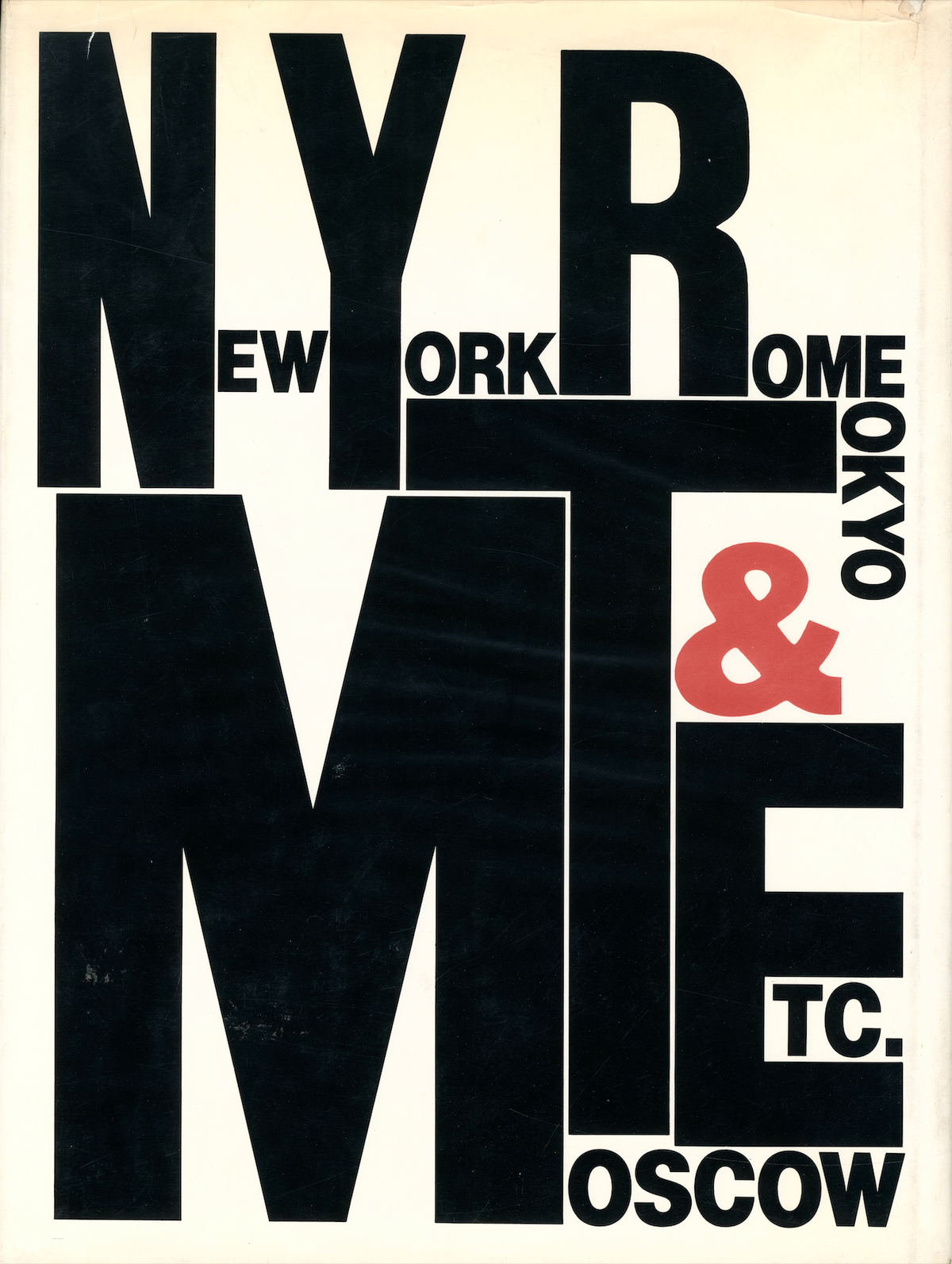 William Klein Photographs back cover Aperture 1981 cities New York Rome Tokyo Moscow graphic typography intermission books.
