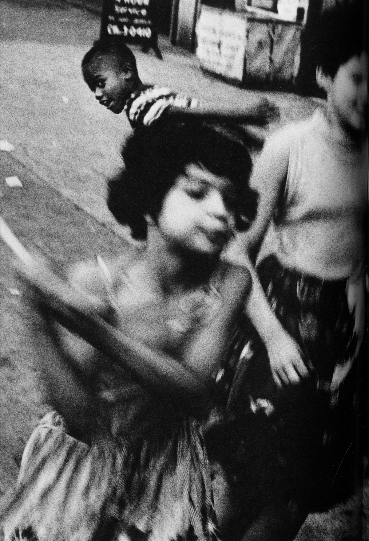 William Klein Photographs interior children movement street candid black and white photography interior 2 intermission books.