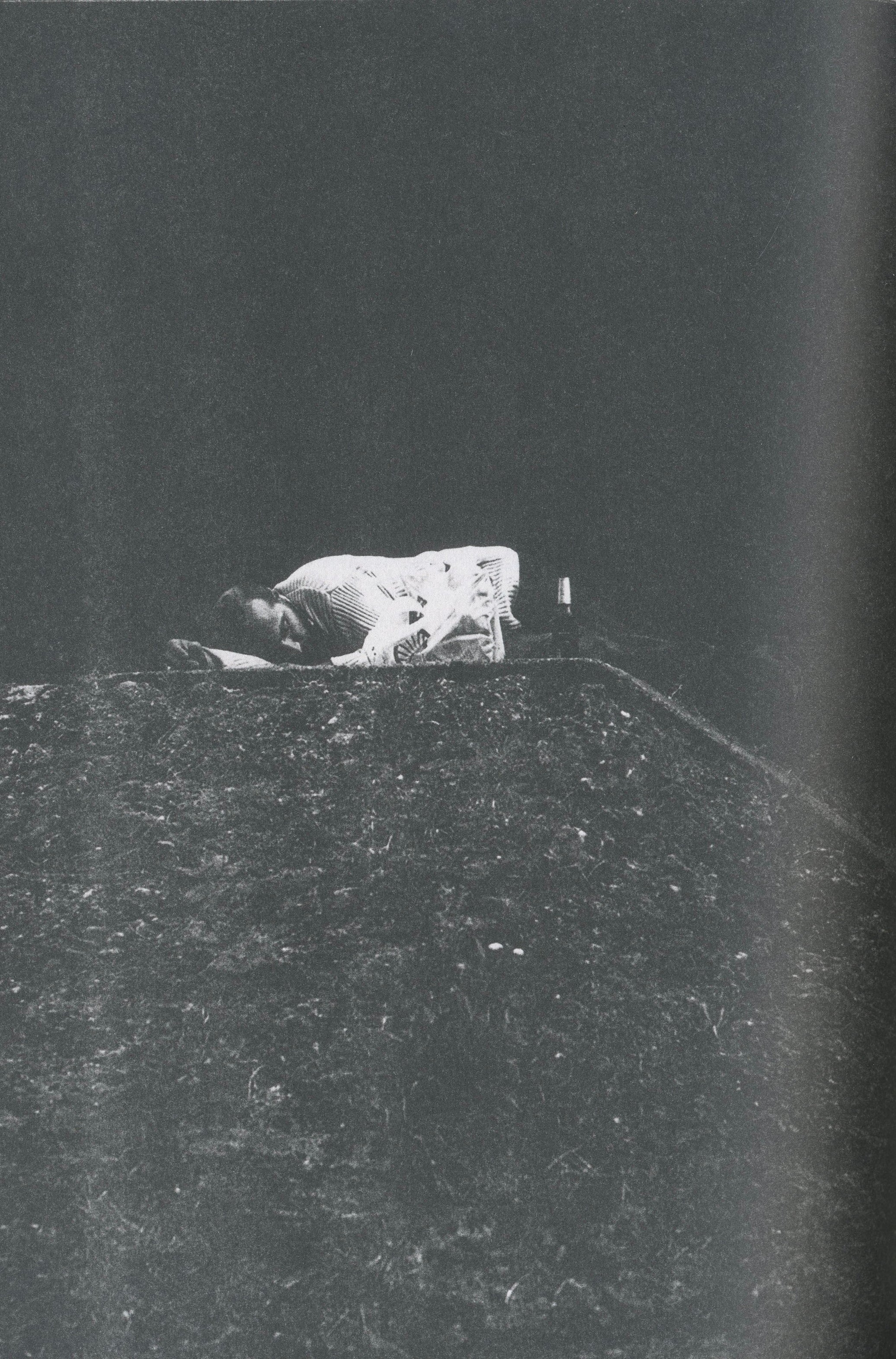Interior spread from Wolfgang Tillmans exhibition book featuring abstract photographic compositions.