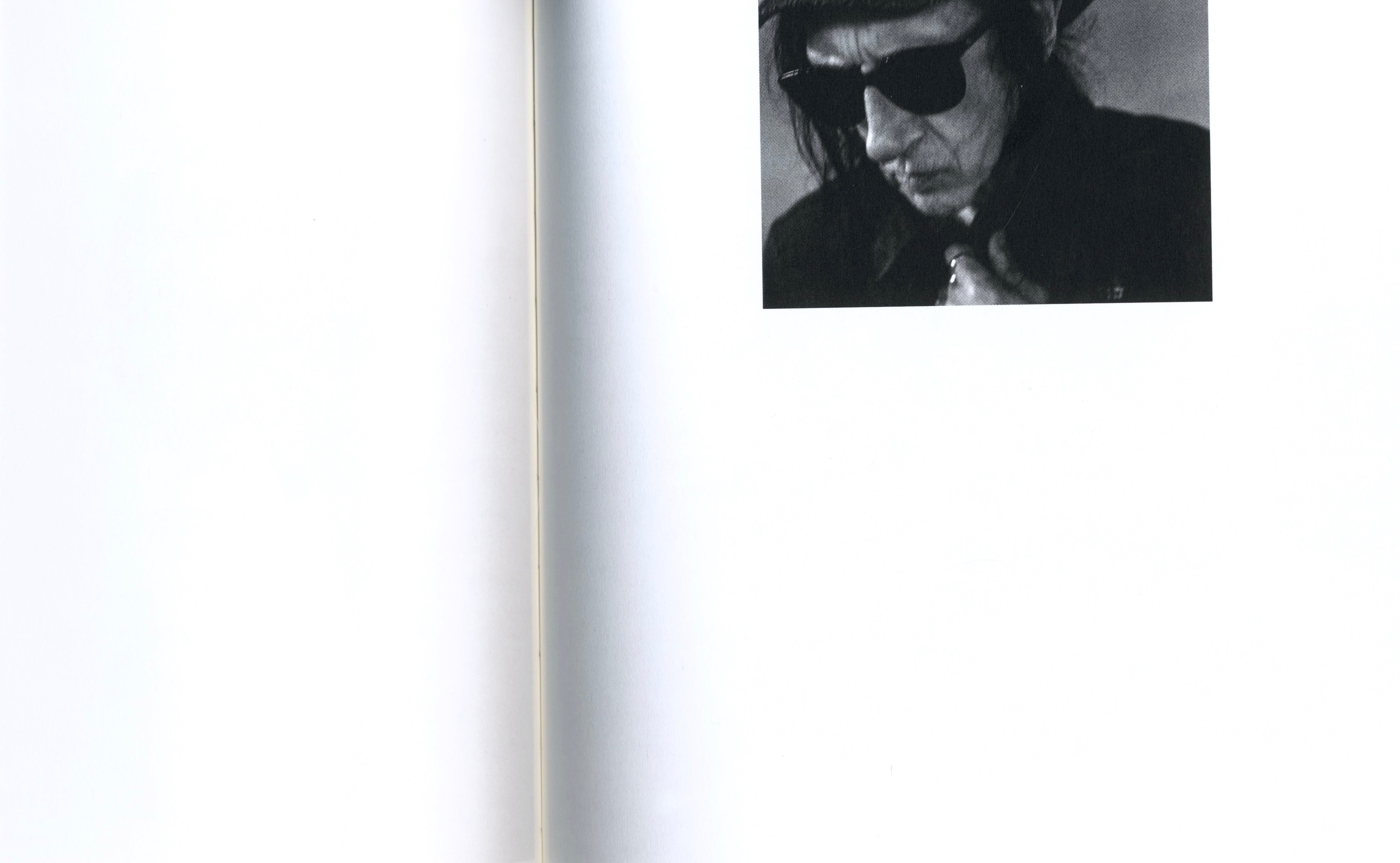 Yael Temminck Anthology interior black and white portrait figure suit editorial layout interior 5 Intermission Books.
