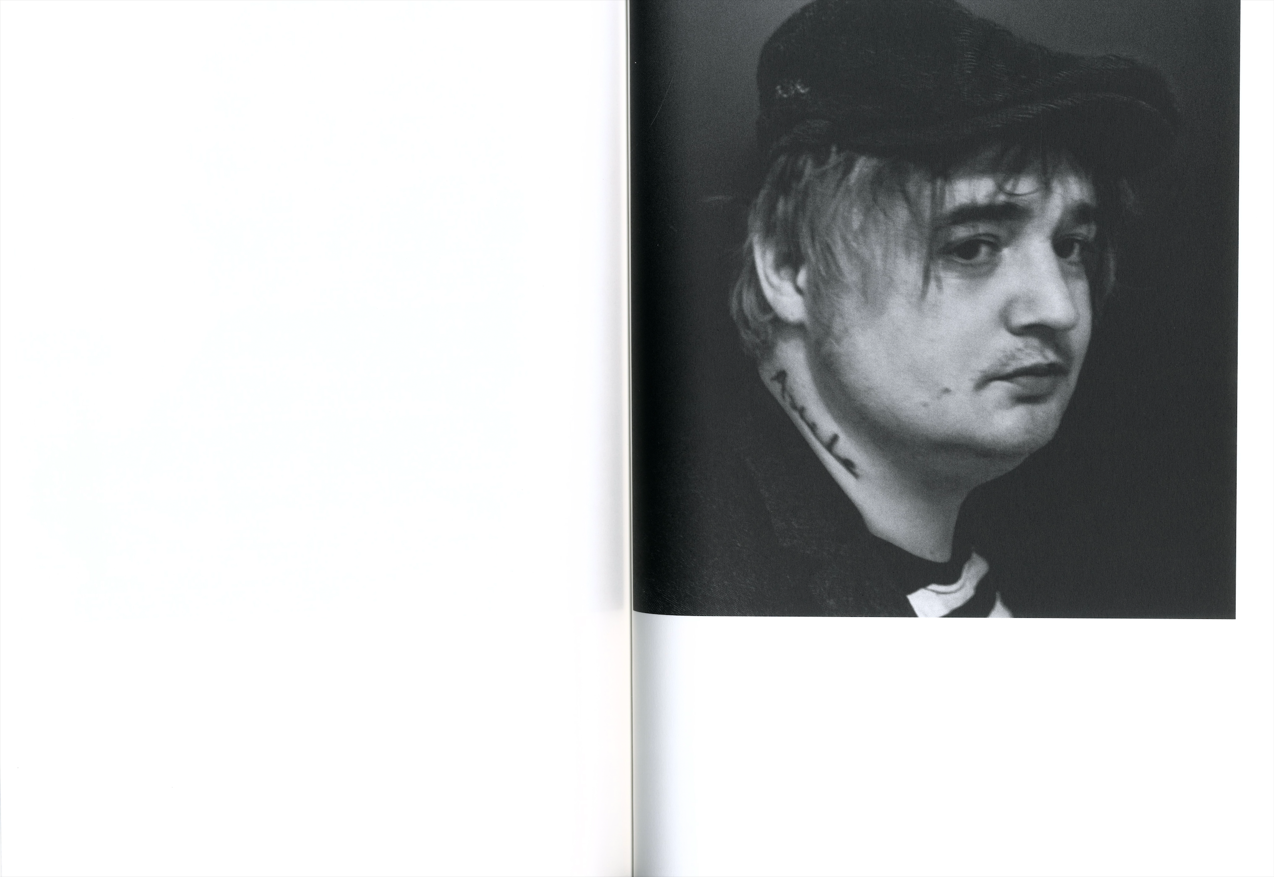 Yael Temminck Anthology interior Peter Doherty black and white portrait cap contemporary music photography interior 5 Intermission Books.