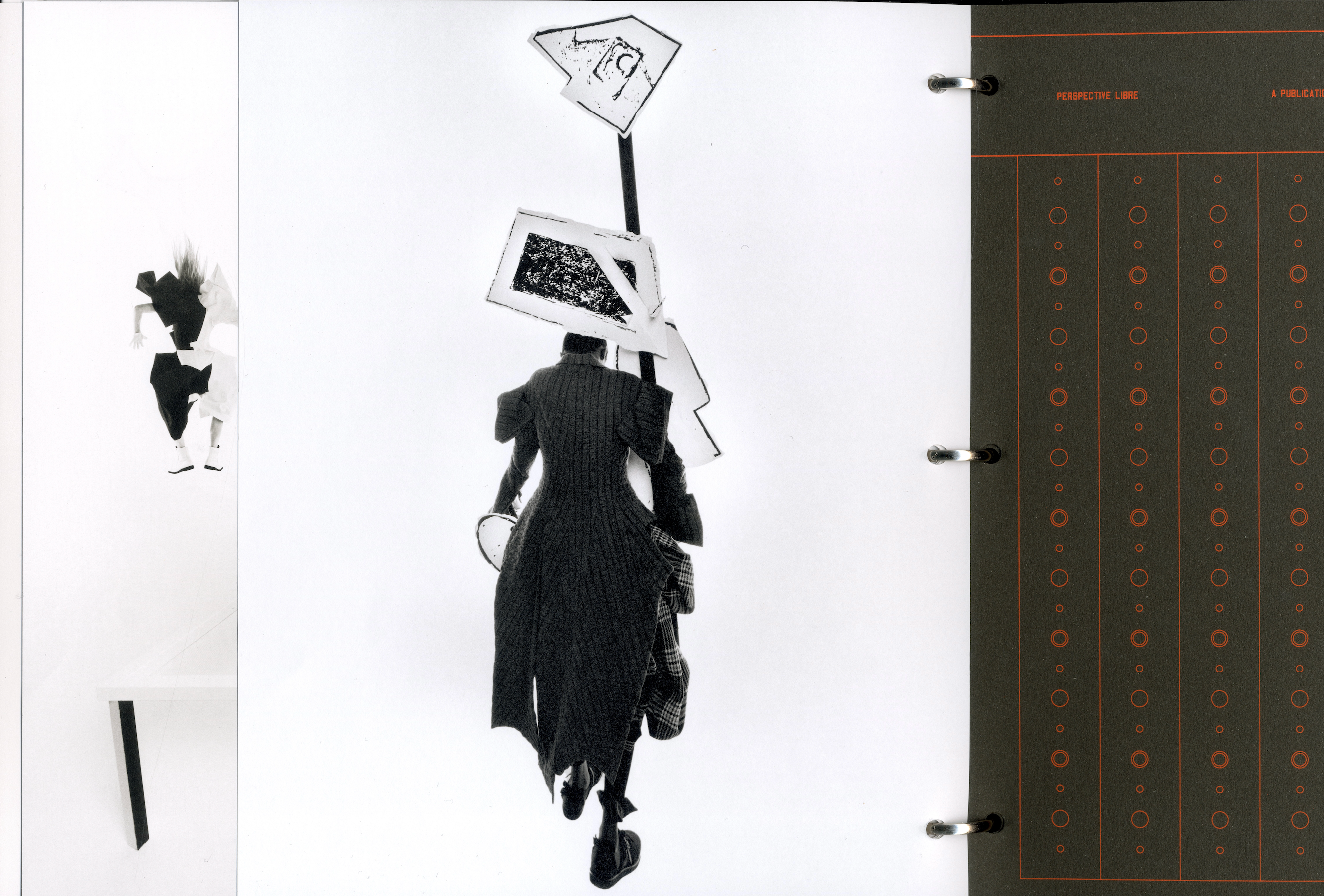 Yohji Yamamoto Perspective Libre interior tritone image spread.